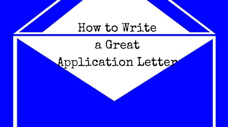 how to write a great application letter, the ready writers