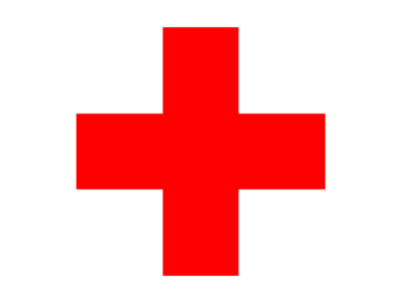 hospital sign red cross