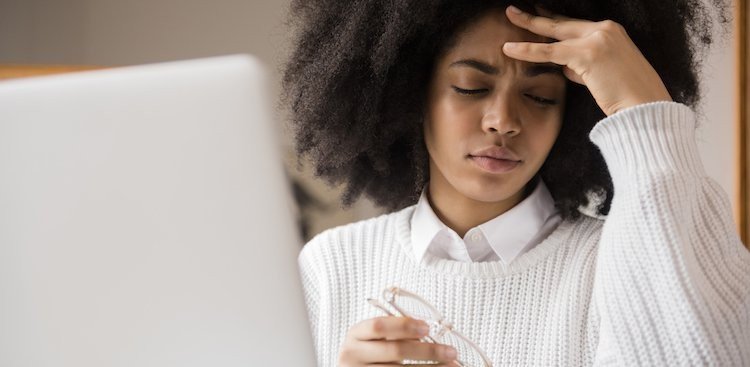 woman going through self-doubt and rejection